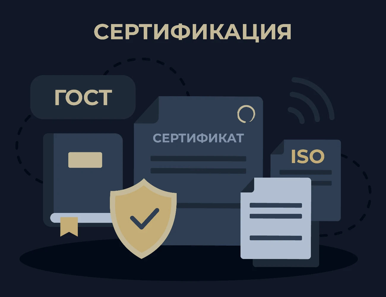 Иллюстрация услуги: Сертификация